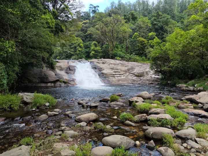 Eco tourism at 33 Waterfalls near Munnar Kerala