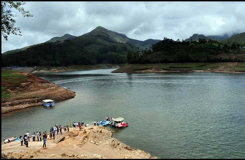 Mattupetty Dam Munnar Kerala popular tourist attraction with lake view