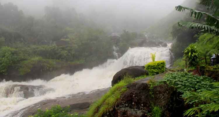 Jeep safari route to Attukad Waterfalls