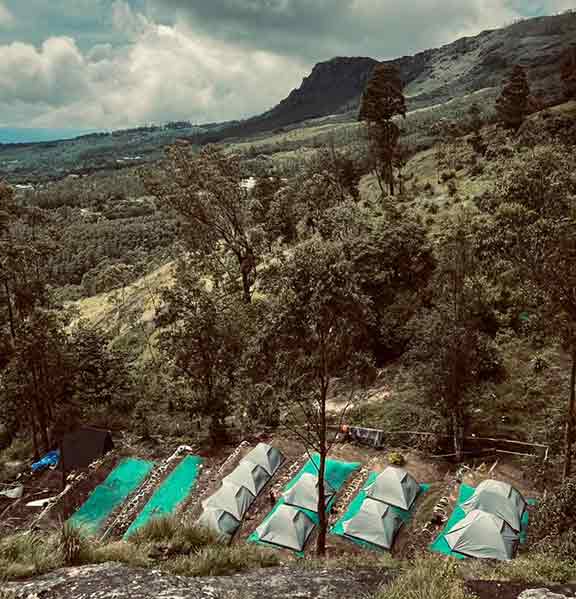 Camping in Kolukkumalai
