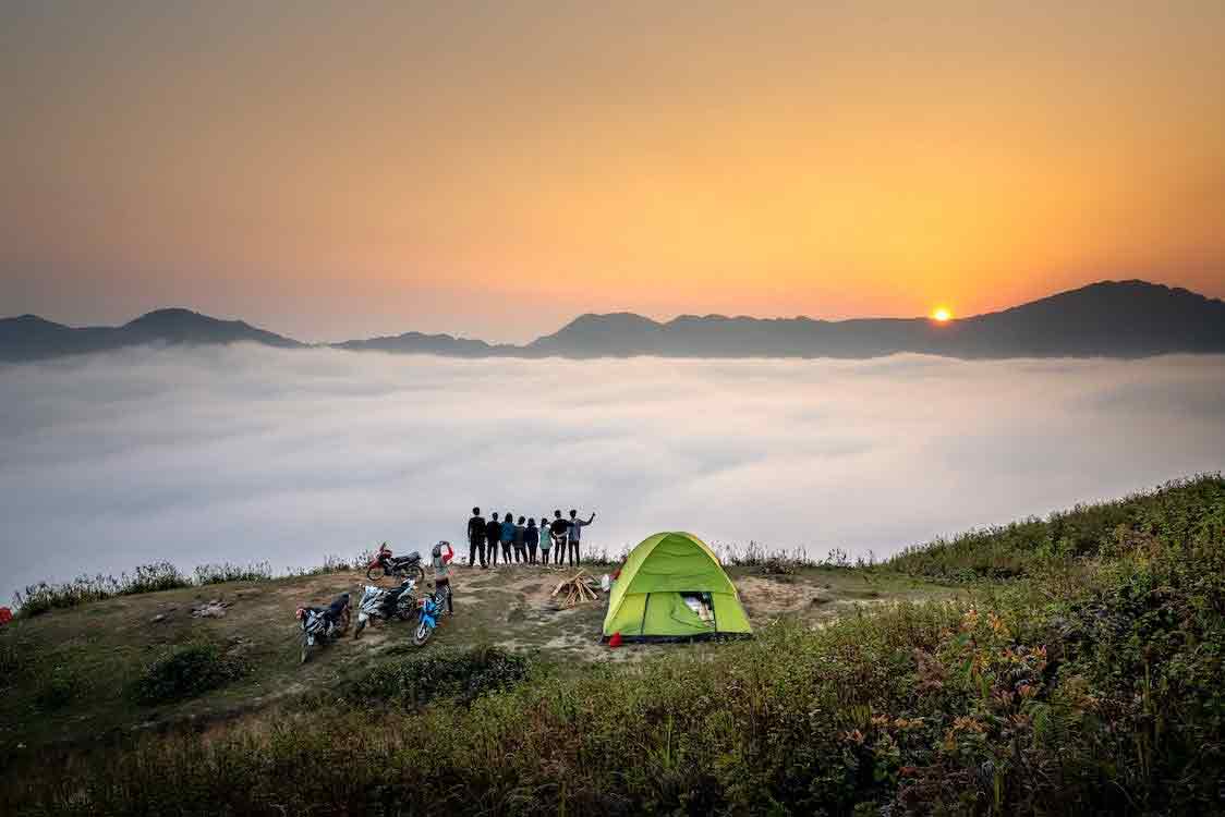Mountain Camping in Munnar