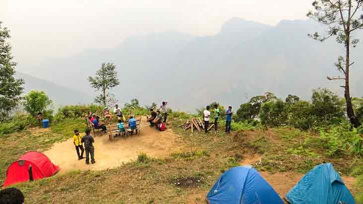 Camping in Suriyanelli