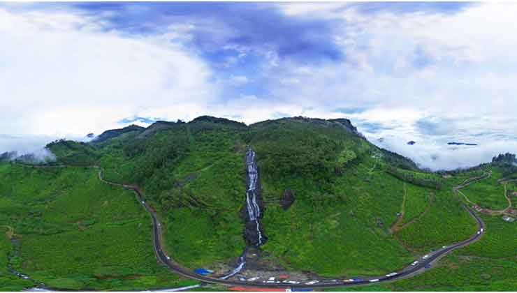Dense forest near Chinnakanal Waterfalls