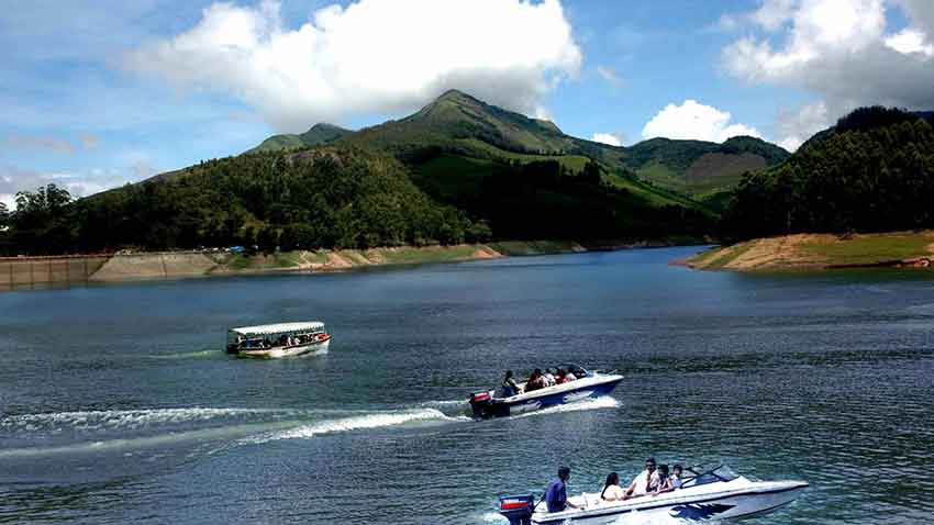 Mattupetty Dam Munnar – Speed boating and sightseeing at scenic lake