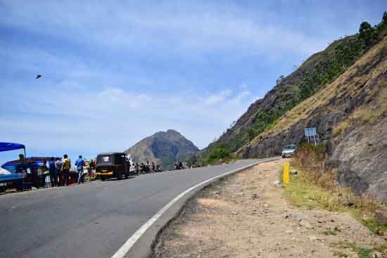 Tourists at Gap Road View Point Munnar