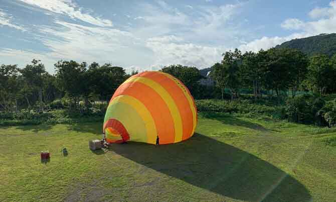Munnar adventure park hot air balloon experience