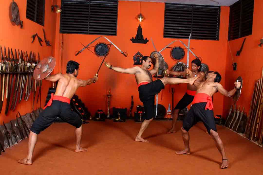 Kalaripayattu Show in Anachal