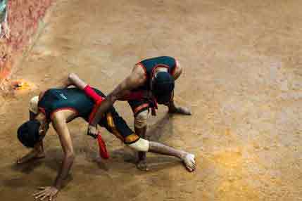 Kalaripayattu Show in Munnar Town