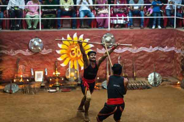 Kalaripayattu Show in Pallivasal