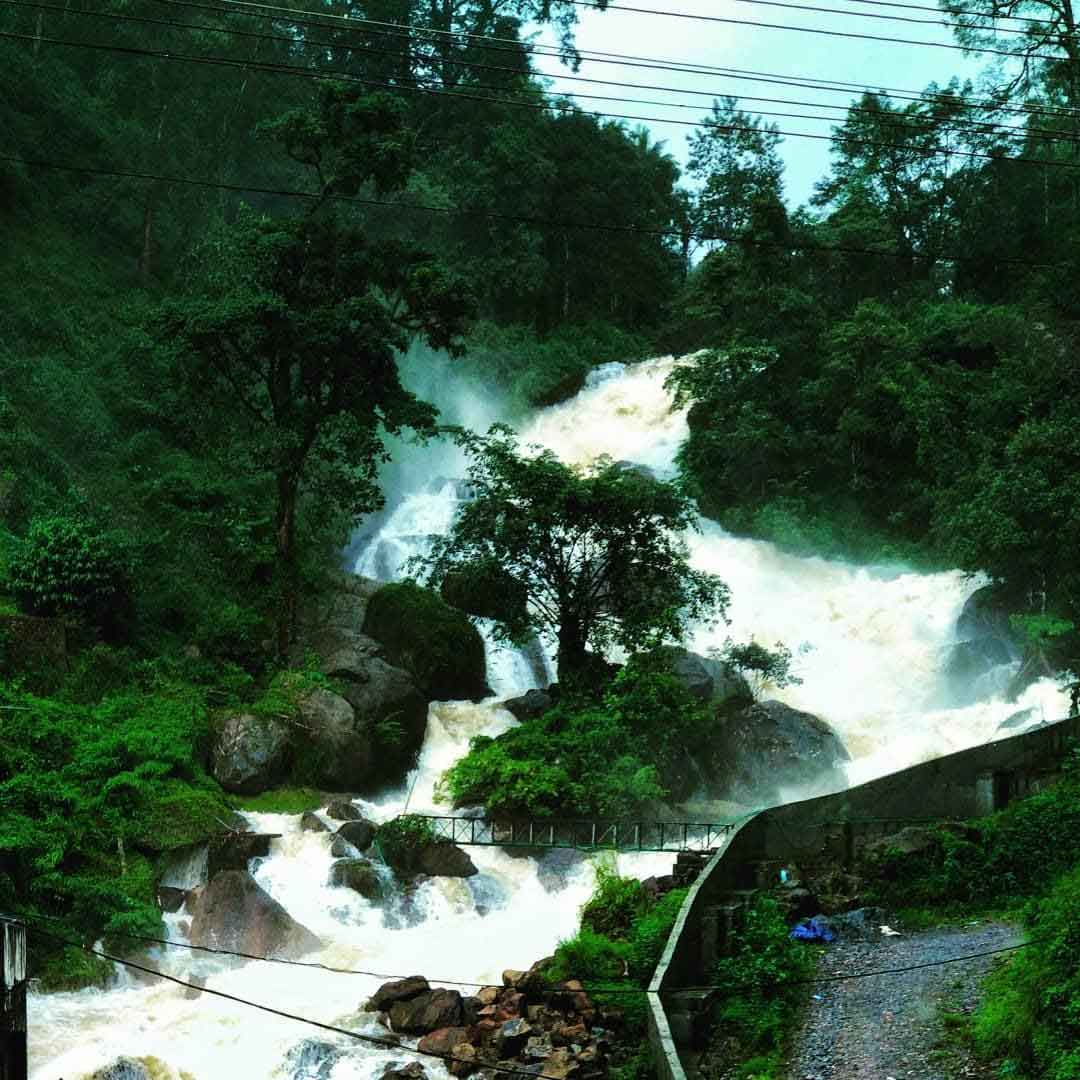 Kallar Waterfalls in Kerala near Munnar tourist spot