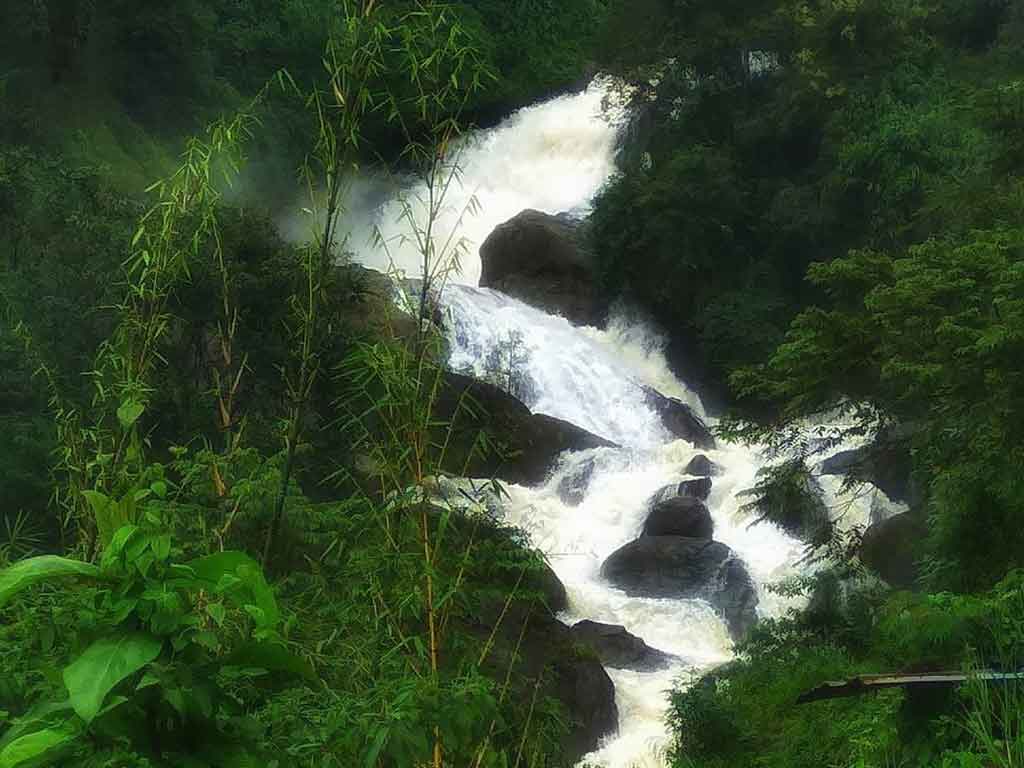 Trekking to Kallar Waterfalls Munnar Kerala adventure