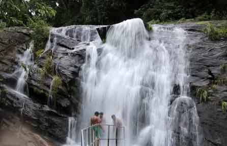 Eco tourism at Karimutty Waterfalls Munnar Kerala