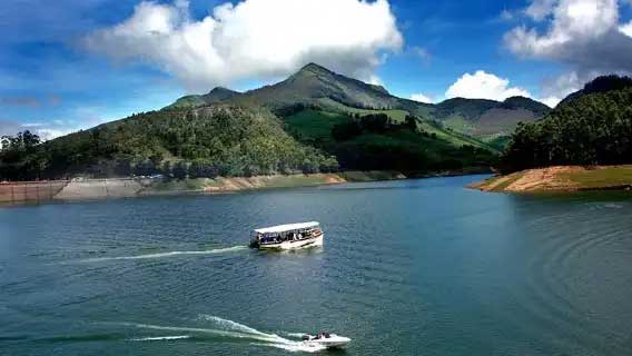 Speed boat ride at Mattupetty Dam Munnar
