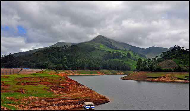 Sunrise over Mattupetty Dam in Munnar