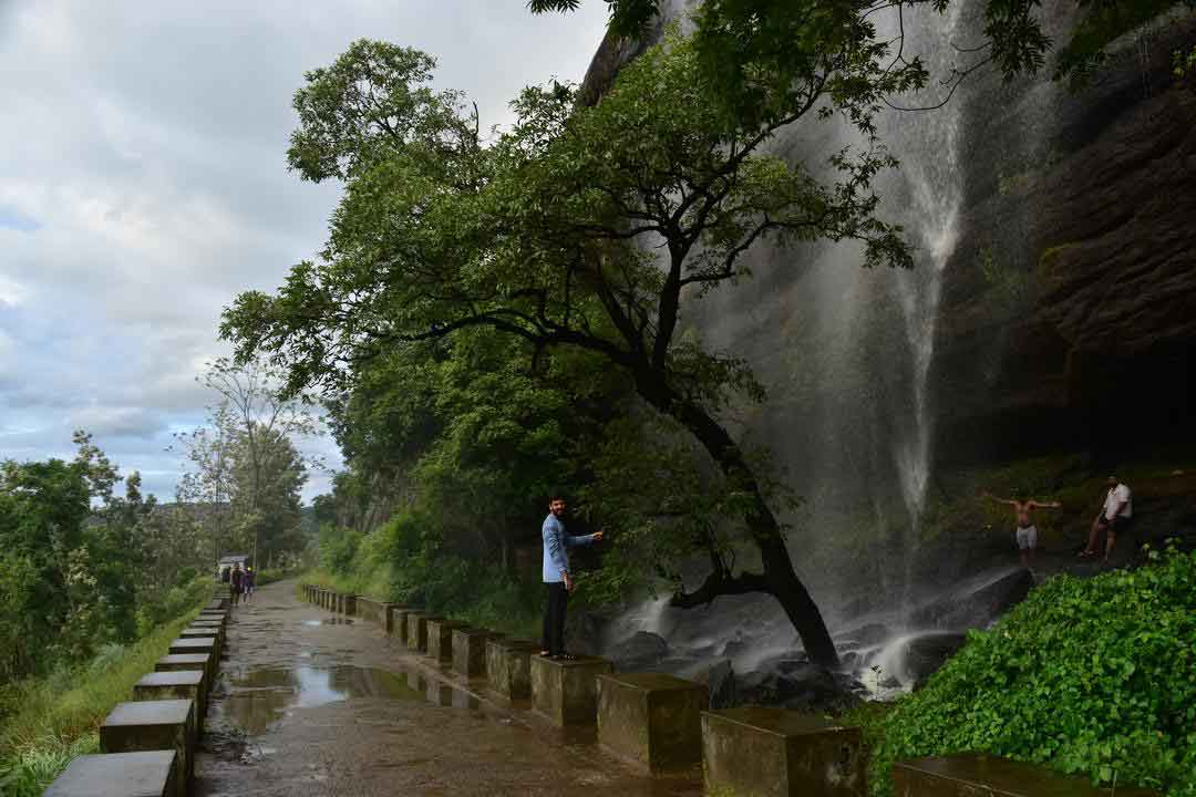 Irachil Para Waterfalls in Munnar with cascading streams and nature trails