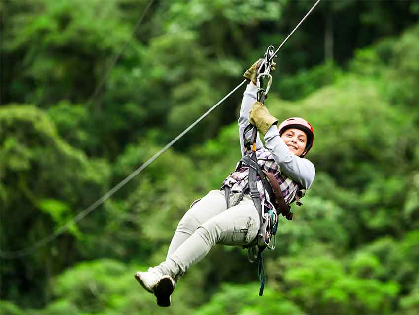 Exciting zipline experience in Munnar Kerala