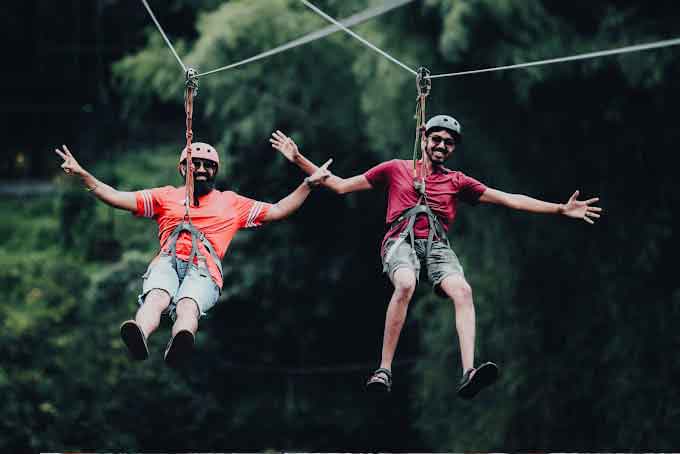 Best zipline experience in Munnar Kerala